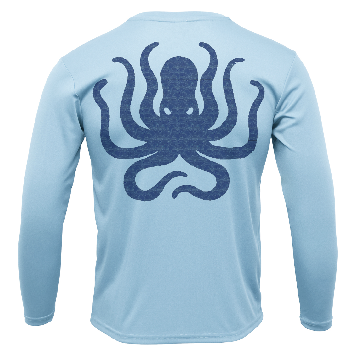 Saltwater Born Florida Freshwater Born Kraken Men's Long Sleeve UPF 50+ Dry-Fit Shirt