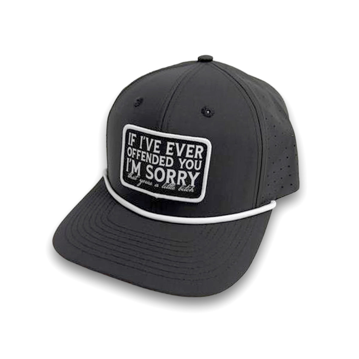 Shield Republic If I’ve Ever Offended You Woven Patch Hat