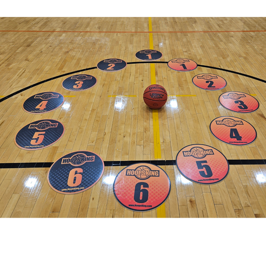 HoopsKing Offensive Spacing Training Spot Markers | 16"