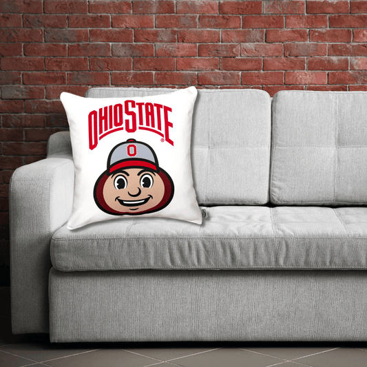Campus Hammocks Ohio State Buckeyes Brutus Mascot Pillow Cover