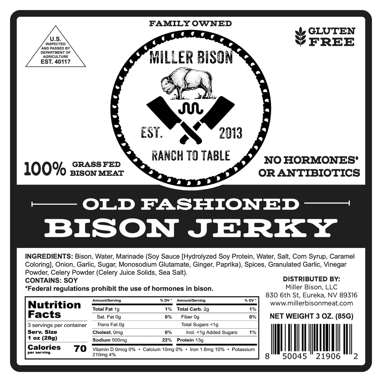 Miller Bison APT Ultimate Carnivore Snack Pack