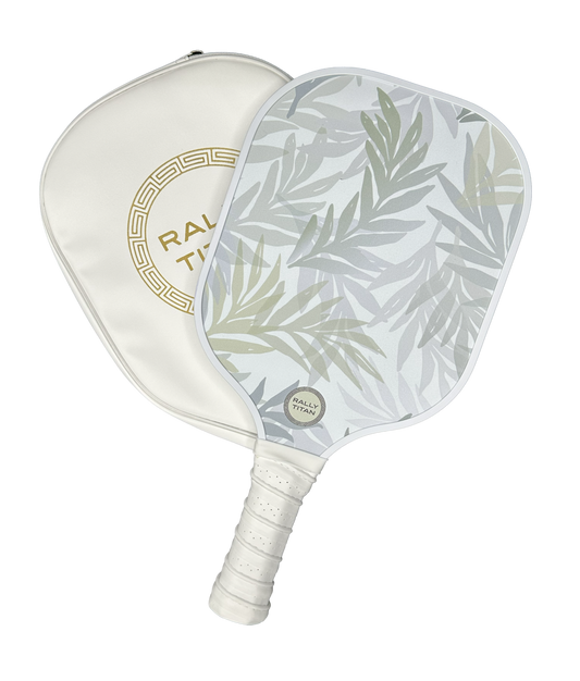 Rally Titan Pickleball Olive | 10MM | T300 Textured Carbon Fiber Surface