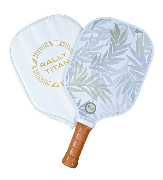 Rally Titan Pickleball Olive B | 10MM | T300 Textured Carbon Fiber Surface