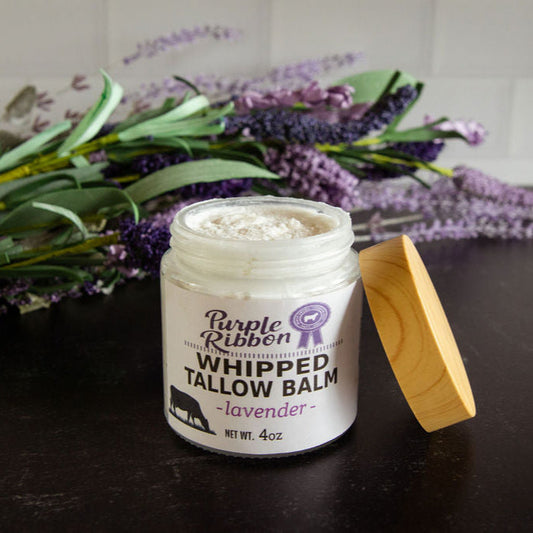 Purple Ribbon Beef Whipped Tallow Balm