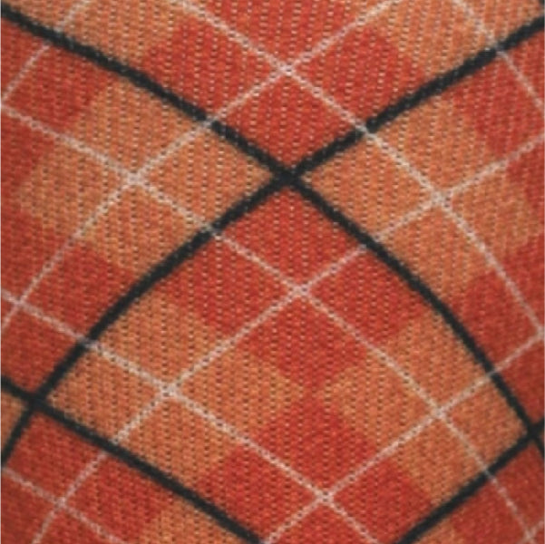 Crazy Compression Orange Plaid - (Standard & Extra Wide)
