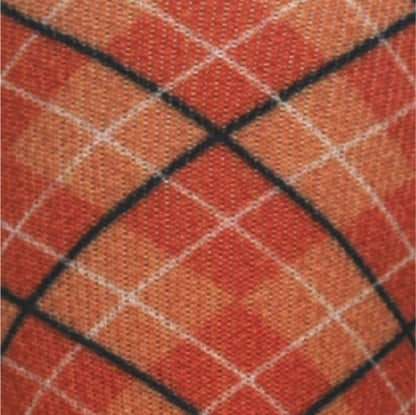 Crazy Compression Orange Plaid - (Standard & Extra Wide)