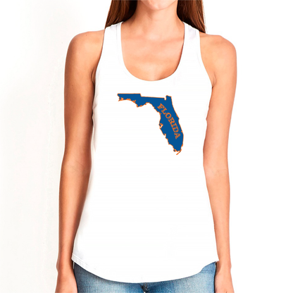 Saltwater Born Orange and Blue Tank