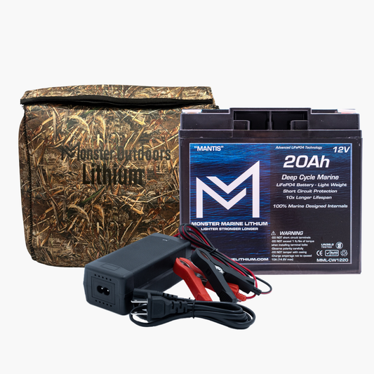 Monster Marine Lithium Trail Cam External Battery Pack 12v 20Ah