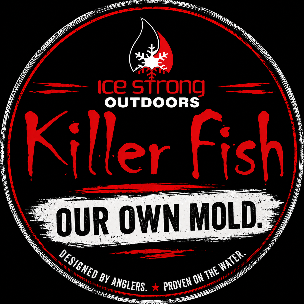 Ice Strong Outdoors - Killer Fish - Rattling Shallow Diver UV - NEW 2026 Colors Just Released!