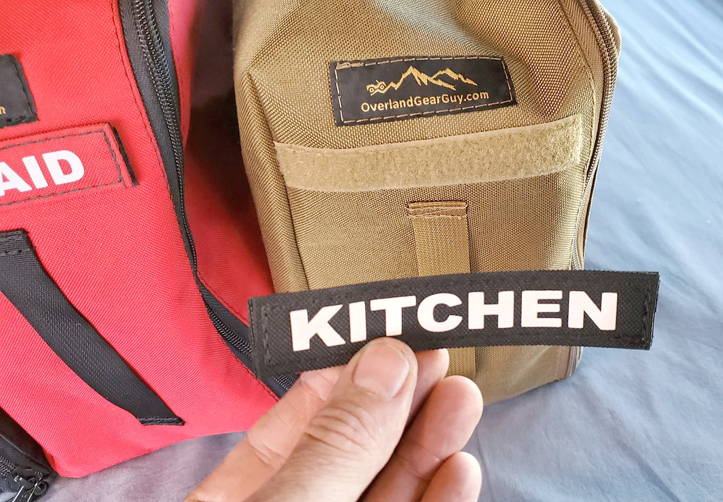 Overland Gear Guy Headliner Shelf Storage Divider Bags 7" for Jayco - Entegra