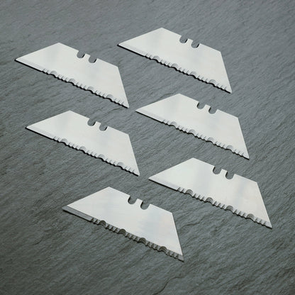 Stinger Survival Tools P01 Partially Serrated Utility Blade Replacement (6 pcs)