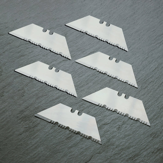 Stinger Survival Tools P01 Partially Serrated Utility Blade Replacement (6 pcs)