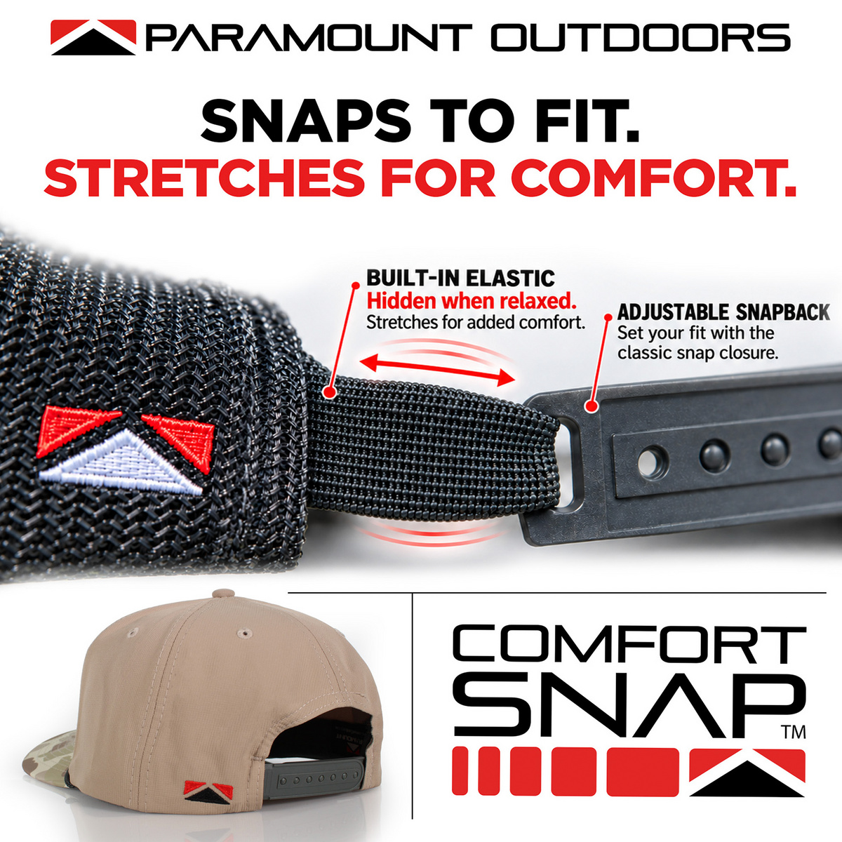 Paramount Outdoors Brown Trout Rope Cap Fly Fishing 5-Panel