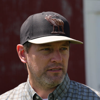 Paramount Outdoors Bull Elk 6-Panel Riverside Cap ComfortSnap Snapback