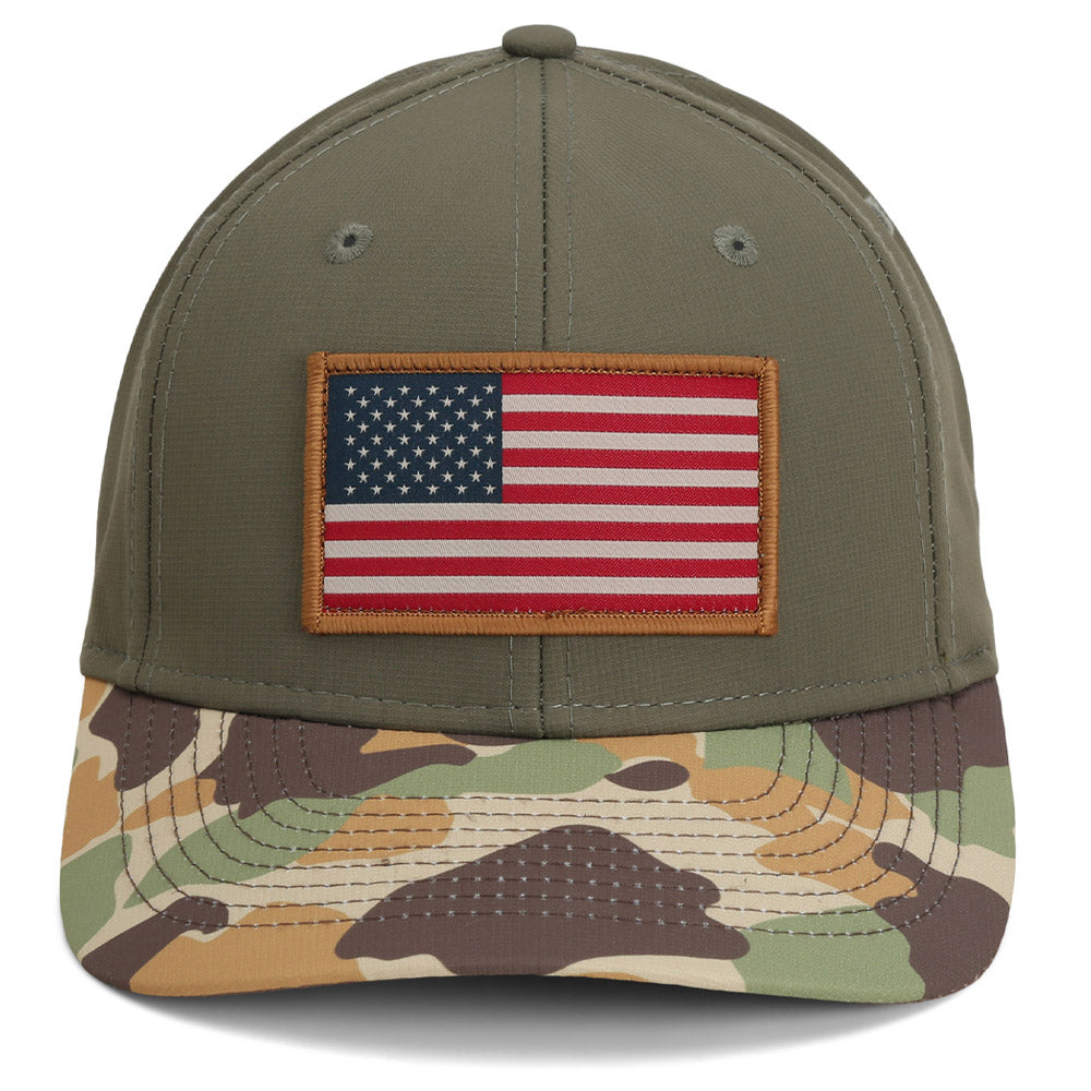 Paramount Outdoors Riverside Old School Flag Cap Structured Ripstop Cap