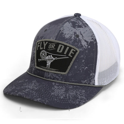 Paramount Outdoors Fly or Die Hat Fly Fishing Mesh Back Rope Cap