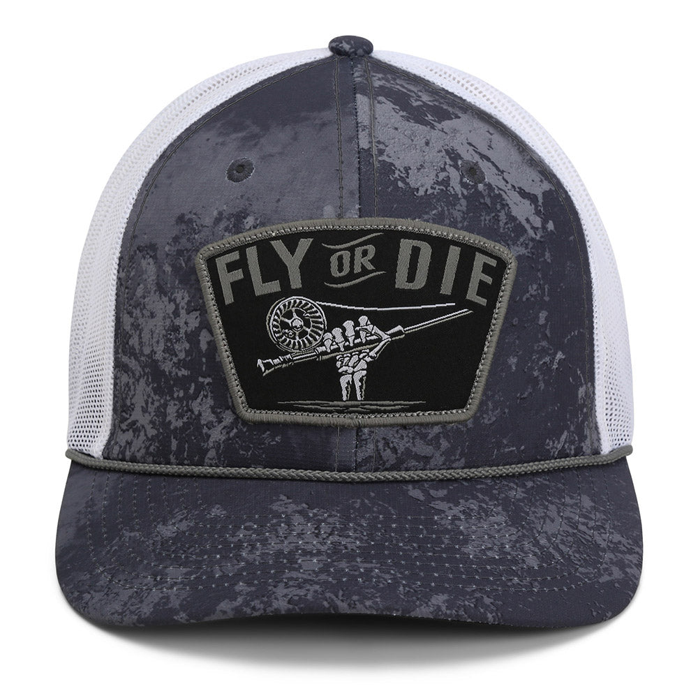 Paramount Outdoors Fly or Die Hat Fly Fishing Mesh Back Rope Cap
