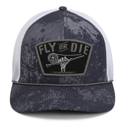 Paramount Outdoors Fly or Die Hat Fly Fishing Mesh Back Rope Cap