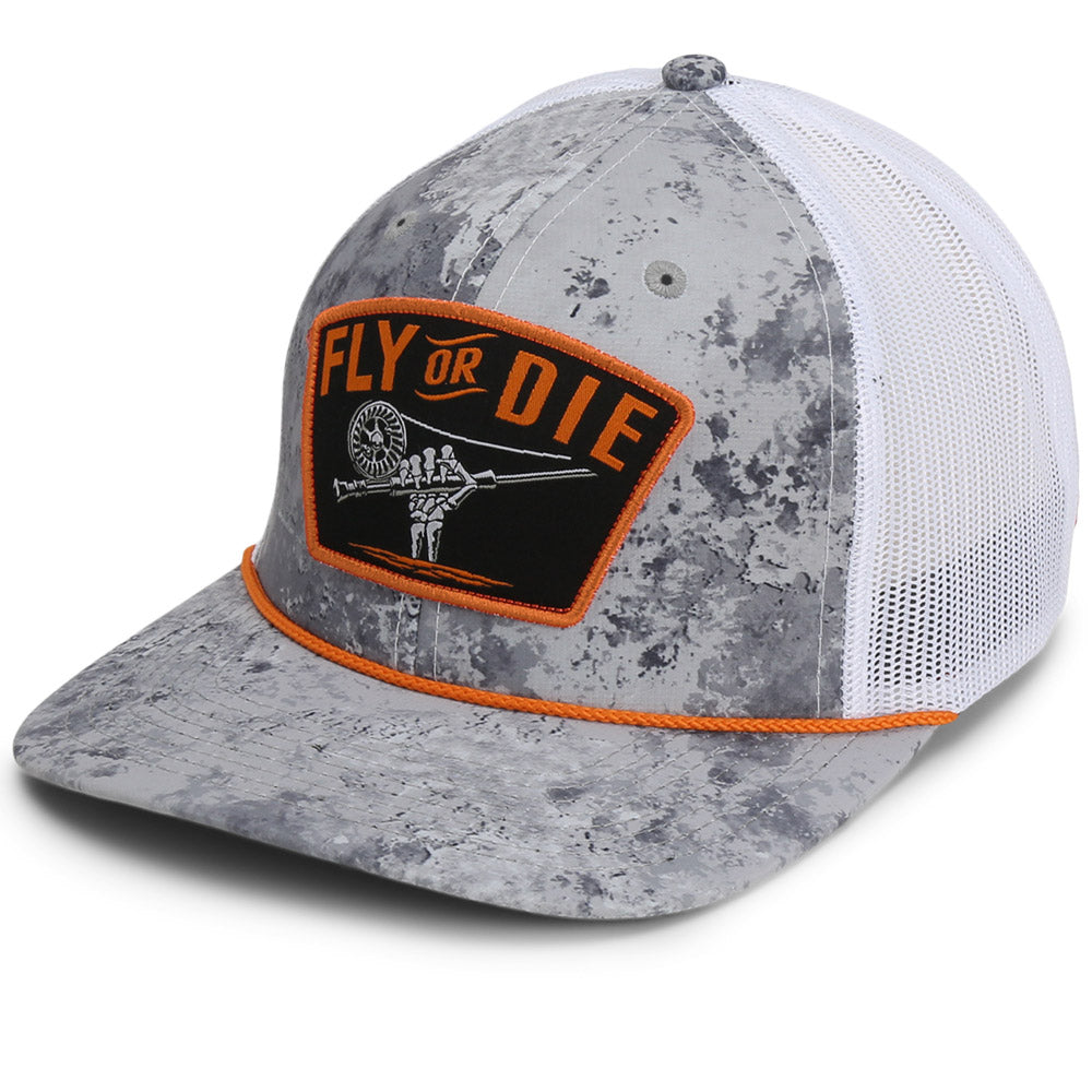 Paramount Outdoors Fly or Die Hat Fly Fishing Mesh Back Rope Cap