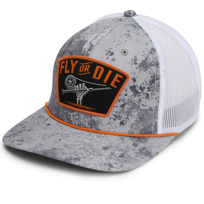 Paramount Outdoors Fly or Die Hat Fly Fishing Mesh Back Rope Cap