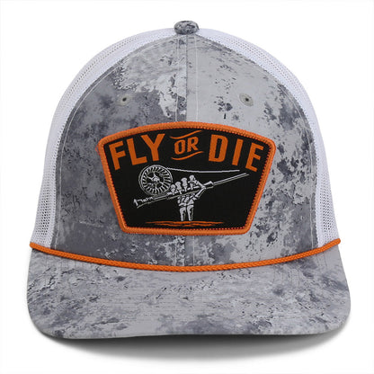 Paramount Outdoors Fly or Die Hat Fly Fishing Mesh Back Rope Cap