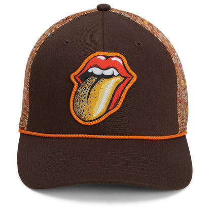 Paramount Outdoors Trout Tongue Fly Fishing Hat Patch Mesh Back Rope Cap
