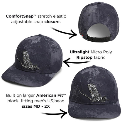 Paramount Outdoors Mayfly Match the Hatch Fly Fishing 6-Panel Cap