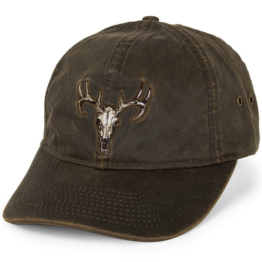 Paramount Outdoors Deer Skull Hunting Hat Wax Cloth Dad Cap