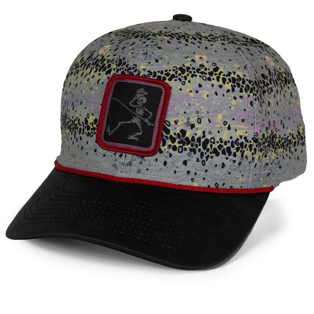 Paramount Outdoors Dancing Skeletons Rainbow Trout 6-Panel Rope Cap