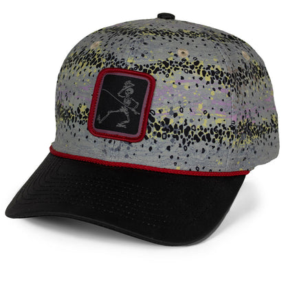 Paramount Outdoors Dancing Skeletons Rainbow Trout 6-Panel Rope Cap