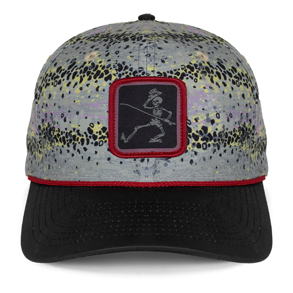 Paramount Outdoors Dancing Skeletons Rainbow Trout 6-Panel Rope Cap