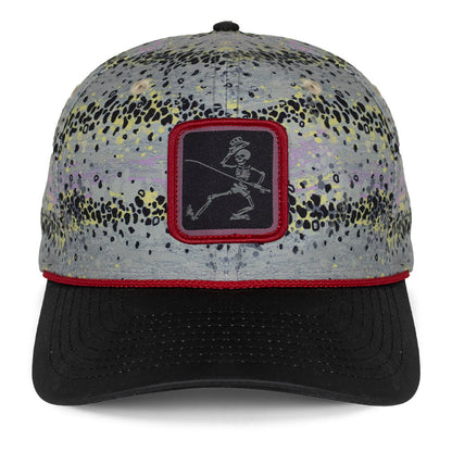 Paramount Outdoors Dancing Skeletons Rainbow Trout 6-Panel Rope Cap