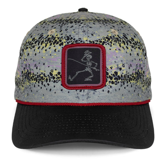 Paramount Outdoors Dancing Skeletons Rainbow Trout 6-Panel Rope Cap