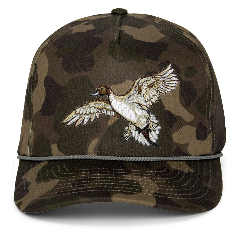 Paramount Outdoors Pintail Trucker Hat Old School Dark Camo 5-Panel