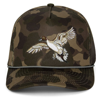 Paramount Outdoors Pintail Trucker Hat Old School Dark Camo 5-Panel