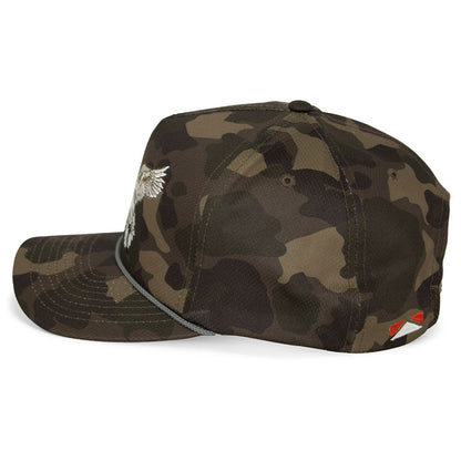 Paramount Outdoors Pintail Trucker Hat Old School Dark Camo 5-Panel