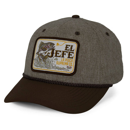 Paramount Outdoors El Jefe Supremo Fishing 6-Panel Meshback Rope Cap