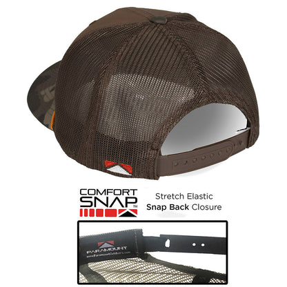 Paramount Outdoors Wood Duck 6-Panel Structured Mesh Back Hat