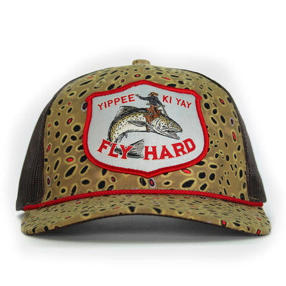 Paramount Outdoors YIPPY KI YAY Fish Rodeo 6-Panel Meshback Rope Cap