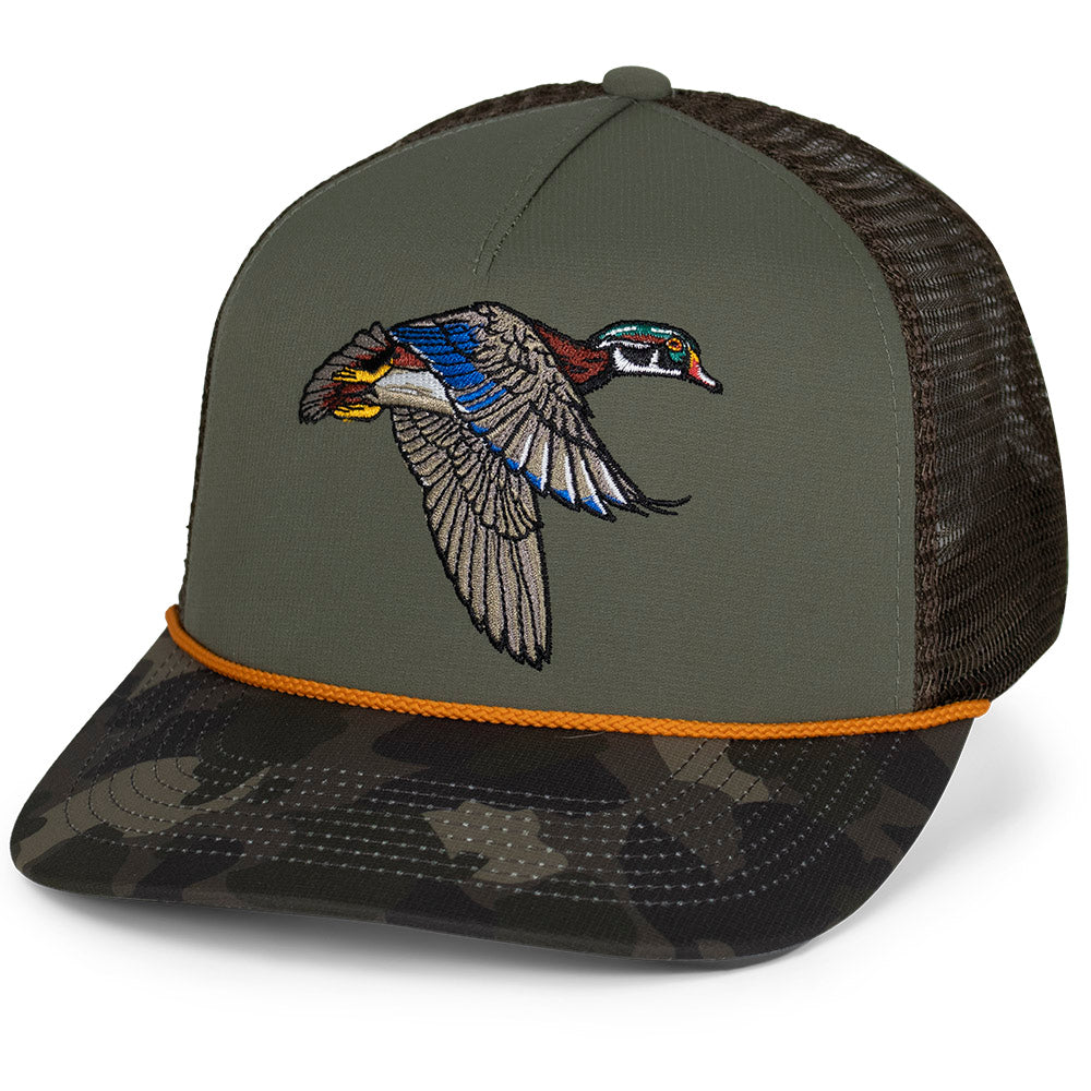 Paramount Outdoors Flying Wood Duck 5-Panel Trucker Hat