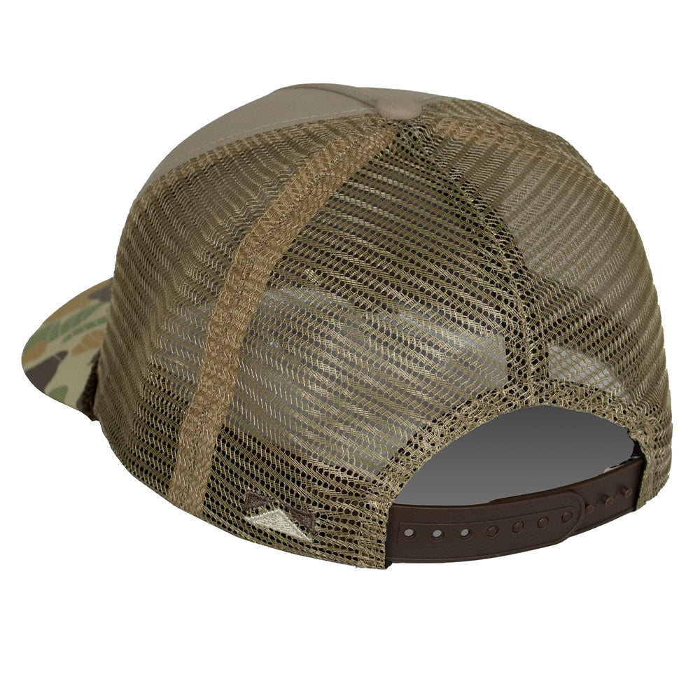 Paramount Outdoors Mallard Drake Pair Old School Camo 5-Panel Trucker