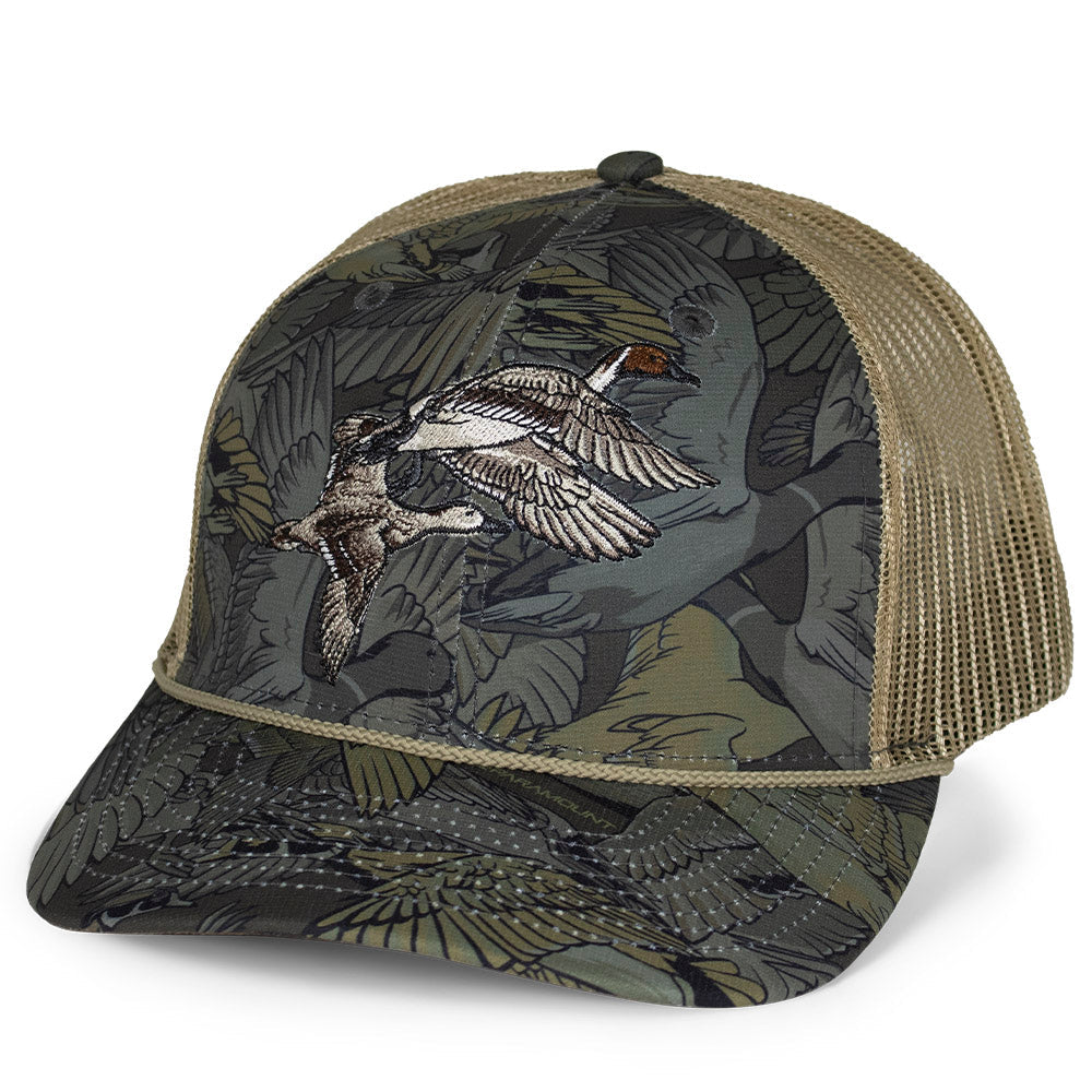 Paramount Outdoors Pintail Pair Duck Hat Waterfowl Print 6-Panel Rope Cap
