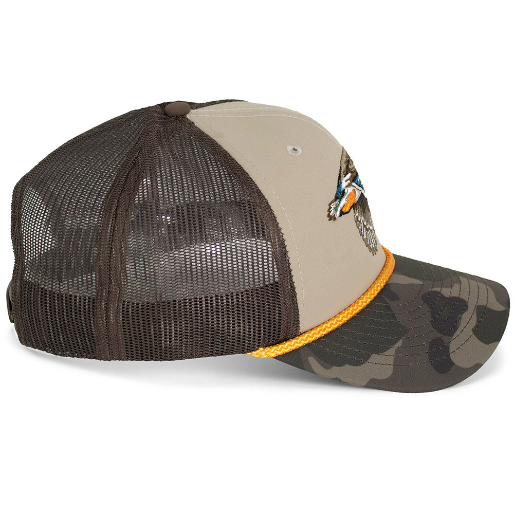Paramount Outdoors Drake Mallard Duck Hat 6-Panel Mesh back Rope Cap