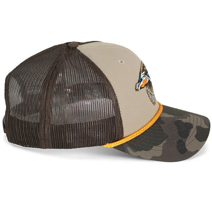 Paramount Outdoors Drake Mallard Duck Hat 6-Panel Mesh back Rope Cap