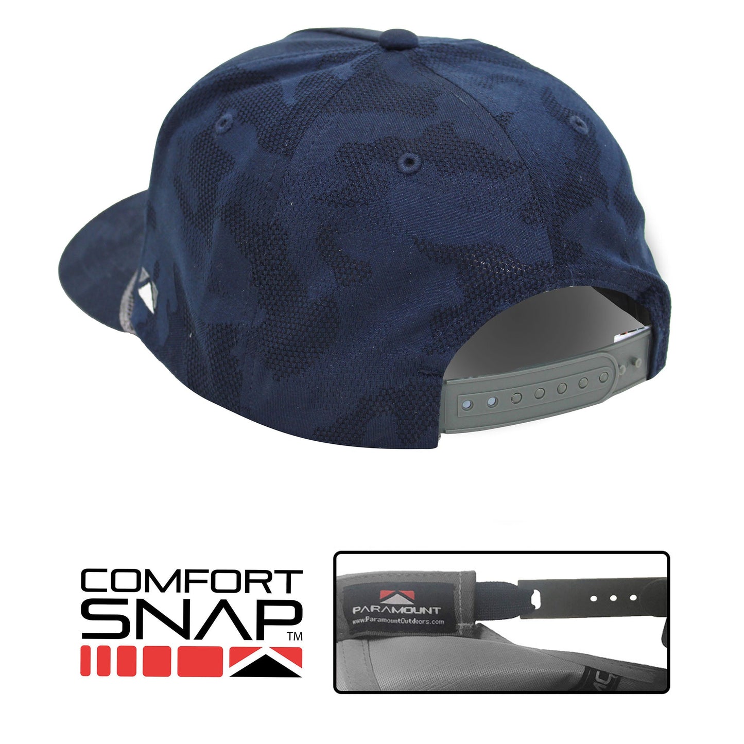 Paramount Outdoors Wolf Howl Cloud Texture 5-Panel Rope Cap