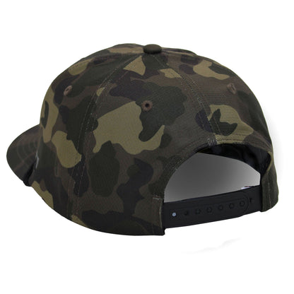Paramount Outdoors Black Lab Performance Rope Cap on Dark Old School Camo