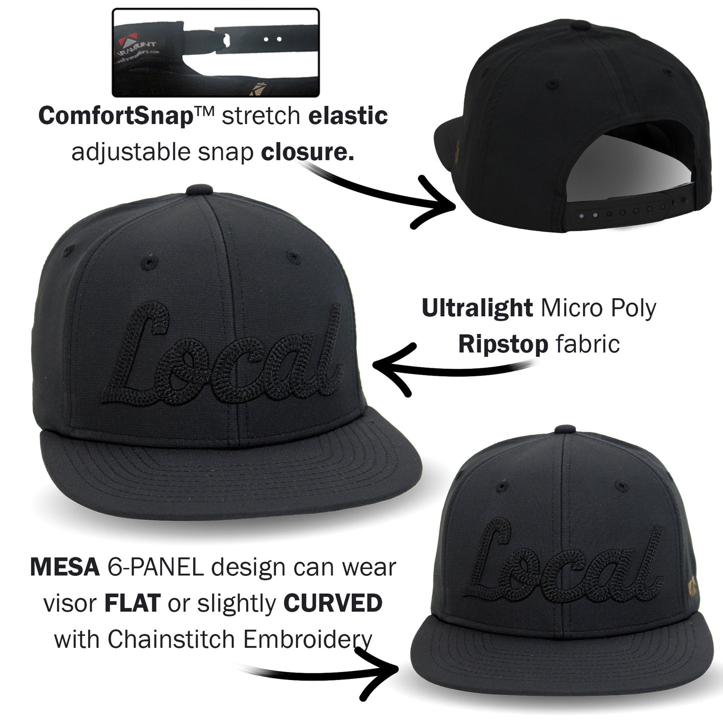 Paramount Outdoors New LOCAL 6-Panel Mesa Baseball Cap