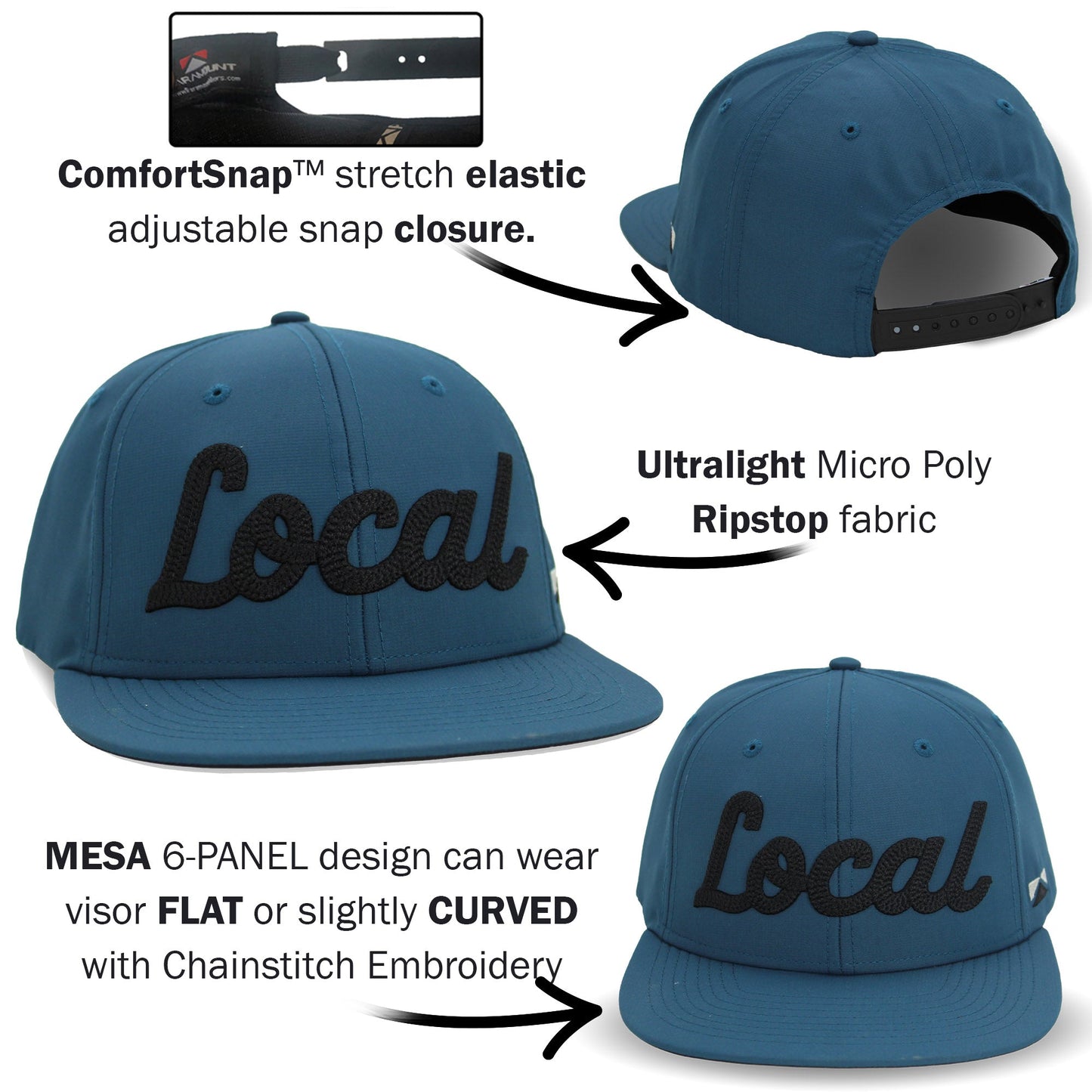 Paramount Outdoors New LOCAL 6-Panel Mesa Baseball Cap