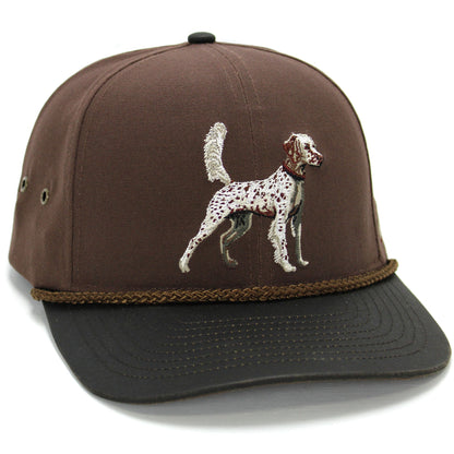 Paramount Outdoors English Setter 6-Panel with Wax Cloth Visor
