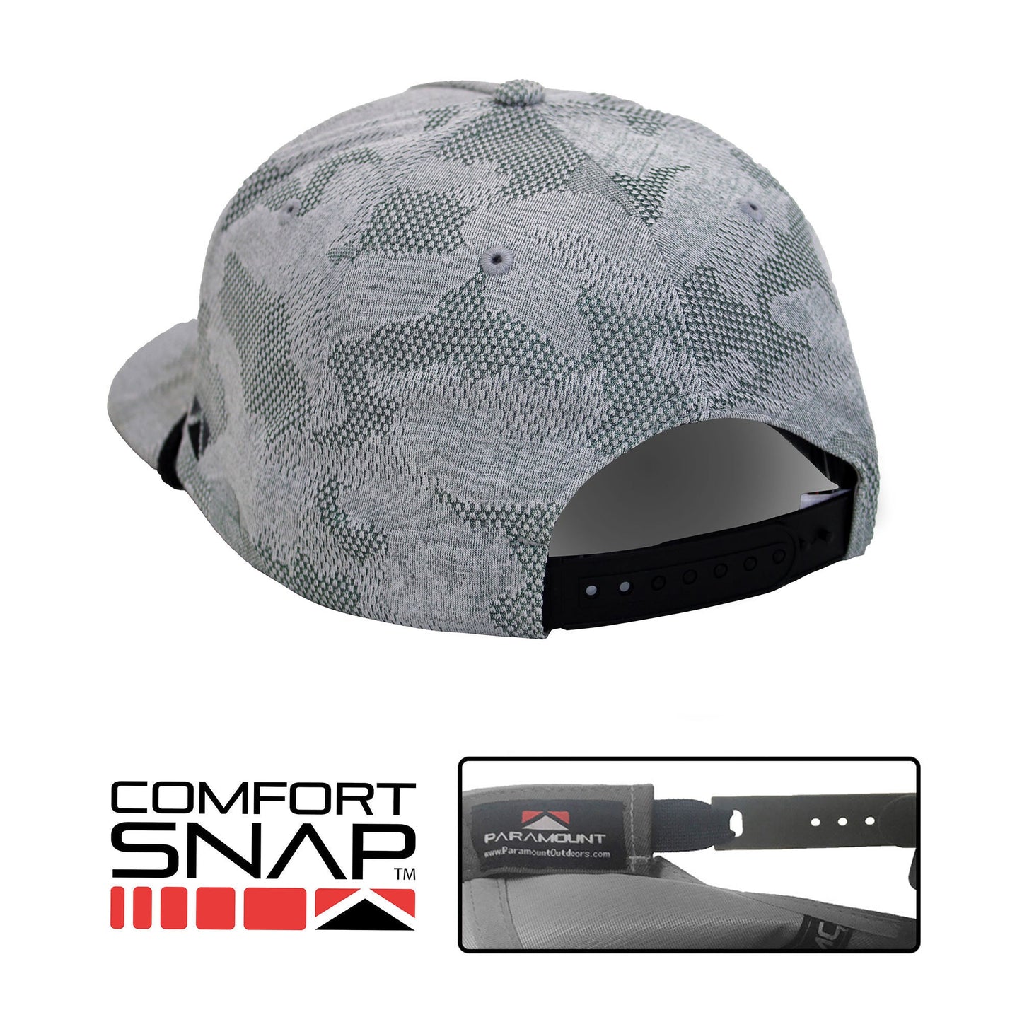 Paramount Outdoors Sunset Bear Cloud Texture 5-Panel Rope Cap